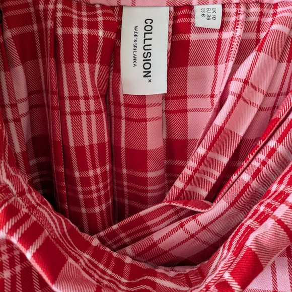 Plaid Pink Sleeveless Dress - Picture 6 of 6